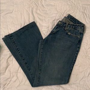 Abercrombie & Fitch GUC flare distressed jeans